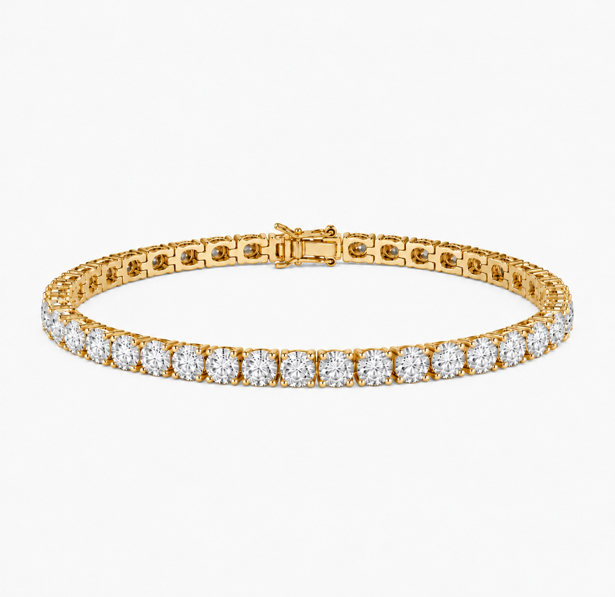 Silver Tennis Bracelet, 3MM - S925