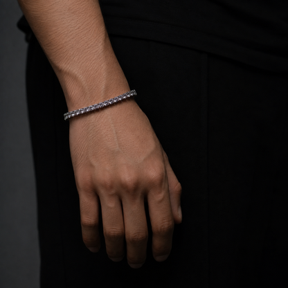Silver Tennis Bracelet, 3MM - S925