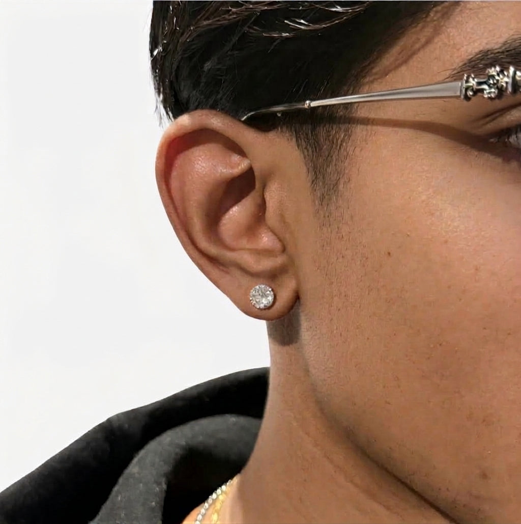 ICED STUD EARRINGS - S925