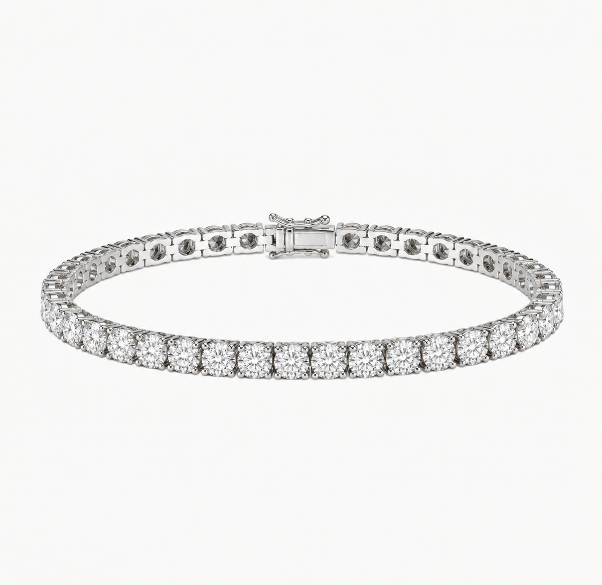 Silver Tennis Bracelet, 3MM - S925