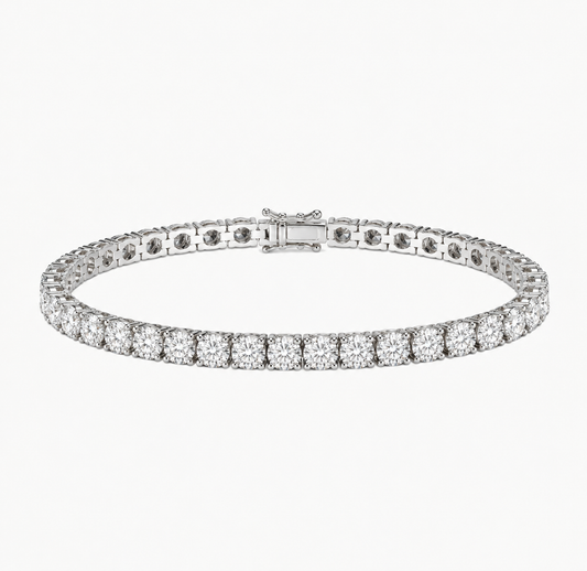 Silver Tennis Bracelet, 3MM - S925